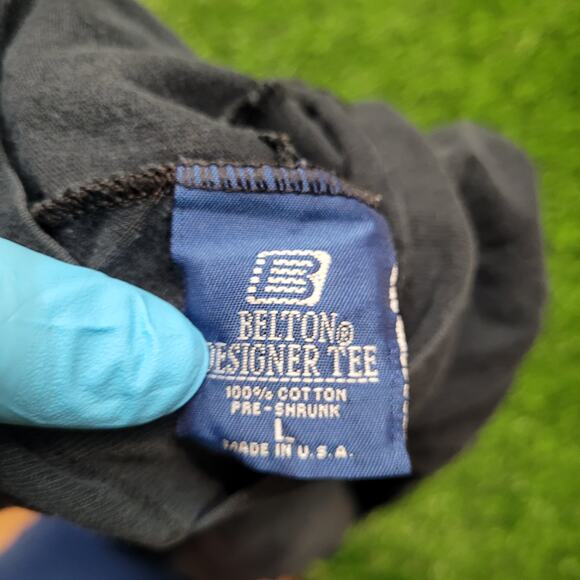 Vintage 90s Dr Seuss Red Red Hooded T-Shirt Medium Oversized Baggy Boxy Fit - Picture 12 of 12